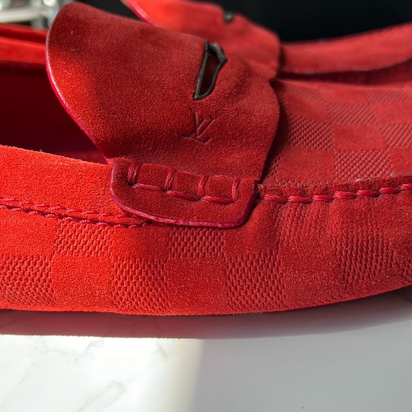 Authentic Louis Vuitton Men's Shoes Casual Red Loafers
Size 11M - Picture 3 of 10